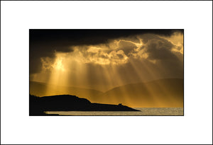 Crepuscular Rays over The beautiful Dingle Bay in Co Kerry Ireland By  John Taggart Landscape Photography