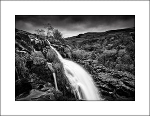 Black & White Scottish landscape Photography of The Loop Of Fintry
