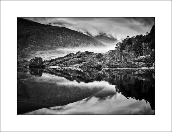 Glanmore Lough Black & White Landscape Photography in Co Kerry Ireland
