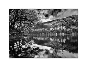 Glendalough in Black & White Irish Landscape