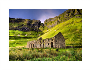 The Old School House in Gleniff Co Sligo Ireland by Irish landscape Photographer John Taggart