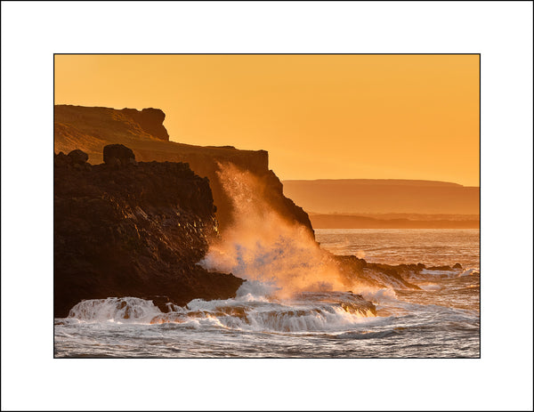 Portnaboe Sunset in Fine Art Landscape Photographer by award winning photographic artist John Taggart
