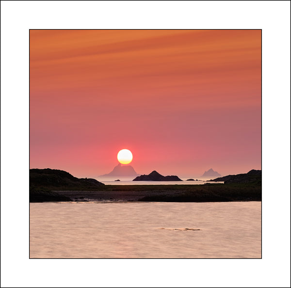 Skellig Sunset, a beautiful island in Co Kerry Ireland