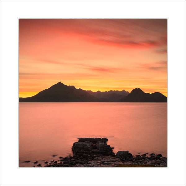 Sunset at Elgol in the Isle Of Skye by John Taggart Landscape Photography